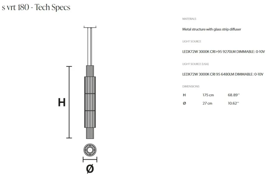 obrazek 3 Elegancka lampa wisząca w 4 wariantach wymiarowych