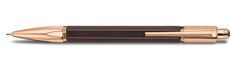 obrazek 1 Ołówek automatyczny Varius Ebony platerowany różowym złotem