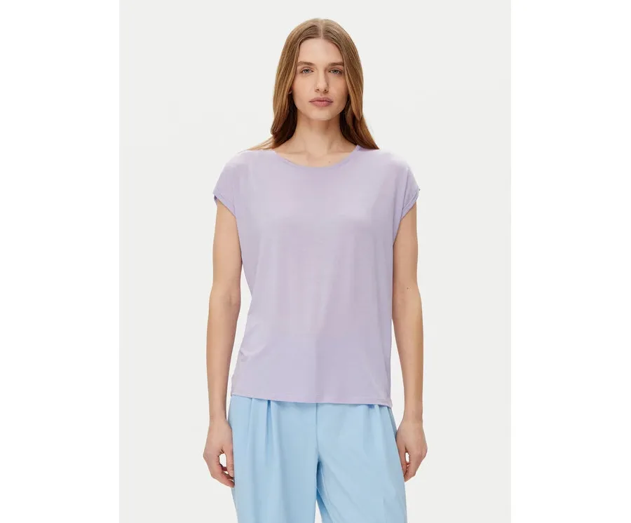 obrazek 1 Vero Moda T-Shirt Ava 10284468 Fioletowy Regular Fit