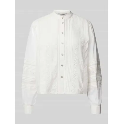 Zdjęcie Bluzka o kroju relaxed fit z haftem angielskim model ‘SOFI’