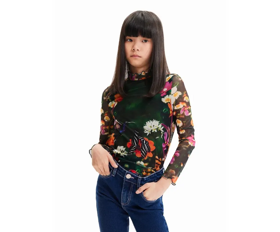 obrazek 1 Desigual Bluzka 23WGTK19 Kolorowy Regular Fit