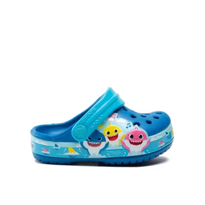 Zdjęcie Crocs Klapki Crocsflbaby Shark Band Clog T 207066 Niebieski