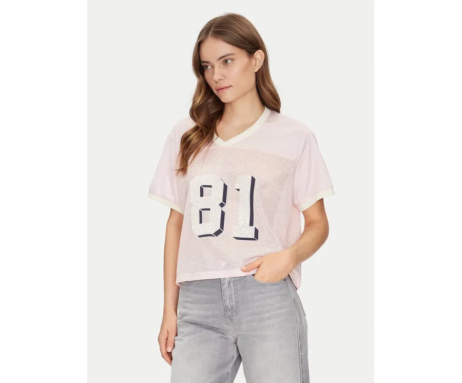 obrazek 1 Guess Jeans T-Shirt W5GI59 KCTE2 Beżowy Regular Fit