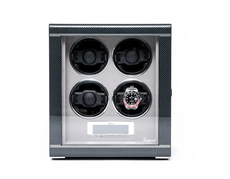 obrazek 1 Idealny dla kolekcjonerów zegarków - rotomat na 4 czasomierze