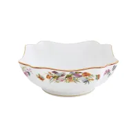 Picture Paço Real porcelain salad bowl with plant decoration - Vista Alegre
