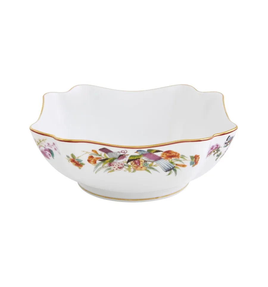 obrazek 1 Miska na sałatki z porcelany Paço Real z roślinnym zdobieniem - Vista Alegre