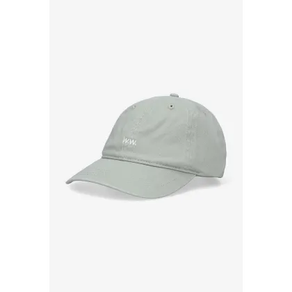 Zdjęcie Wood Wood czapka z daszkiem bawełniana Low profile twill cap kolor zielony gładka 12110804.7083