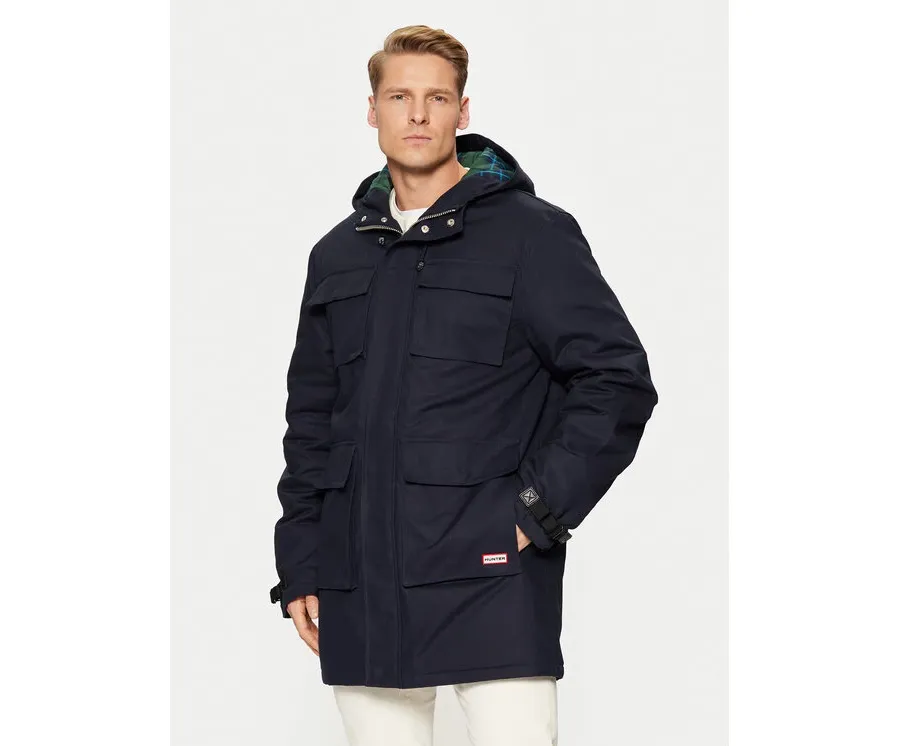 obrazek 1 Hunter Kurtka zimowa HARM0002242 Granatowy Regular Fit