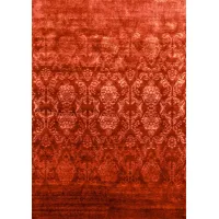 Picture Prestigious red carpet hand-woven from India - Jordan