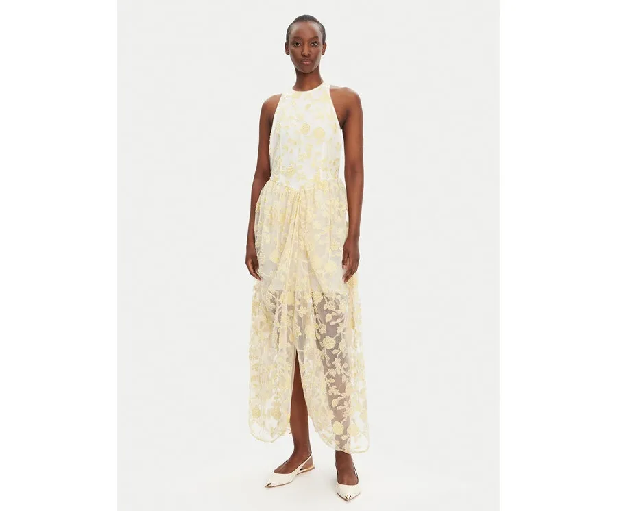 obrazek 1 ROTATE Sukienka wieczorowa 113976858 Żółty Regular Fit