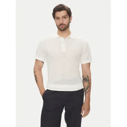 Zdjęcie Lindbergh Polo 30-804126 Écru Relaxed Fit