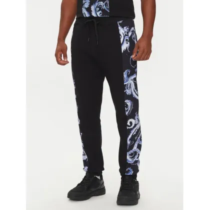 Zdjęcie Versace Jeans Couture Spodnie dresowe 77GAA3C0 FS161 Czarny Regular Fit