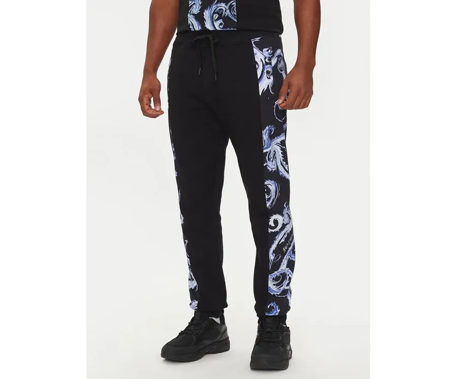 obrazek 1 Versace Jeans Couture Spodnie dresowe 77GAA3C0 FS161 Czarny Regular Fit