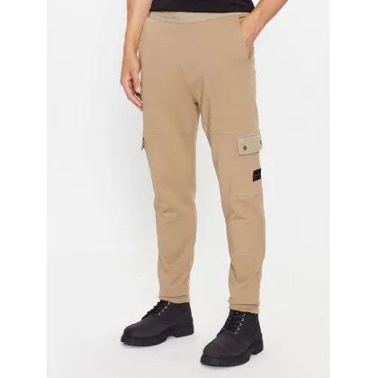 Zdjęcie Hugo Spodnie dresowe 50493044 Beżowy Relaxed Fit HUGO