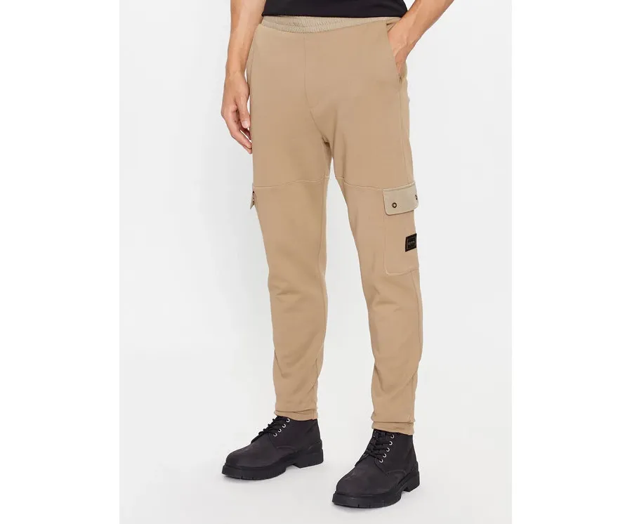 obrazek 1 Hugo Spodnie dresowe 50493044 Beżowy Relaxed Fit HUGO