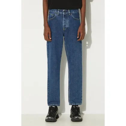 Zdjęcie Carhartt WIP jeansy Newel kolor niebieski medium waist I029208-BLUE.STONE