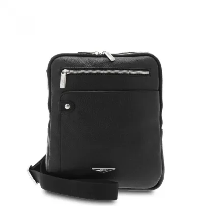 Zdjęcie Elegancka czarna torba ze skóry - Giudi