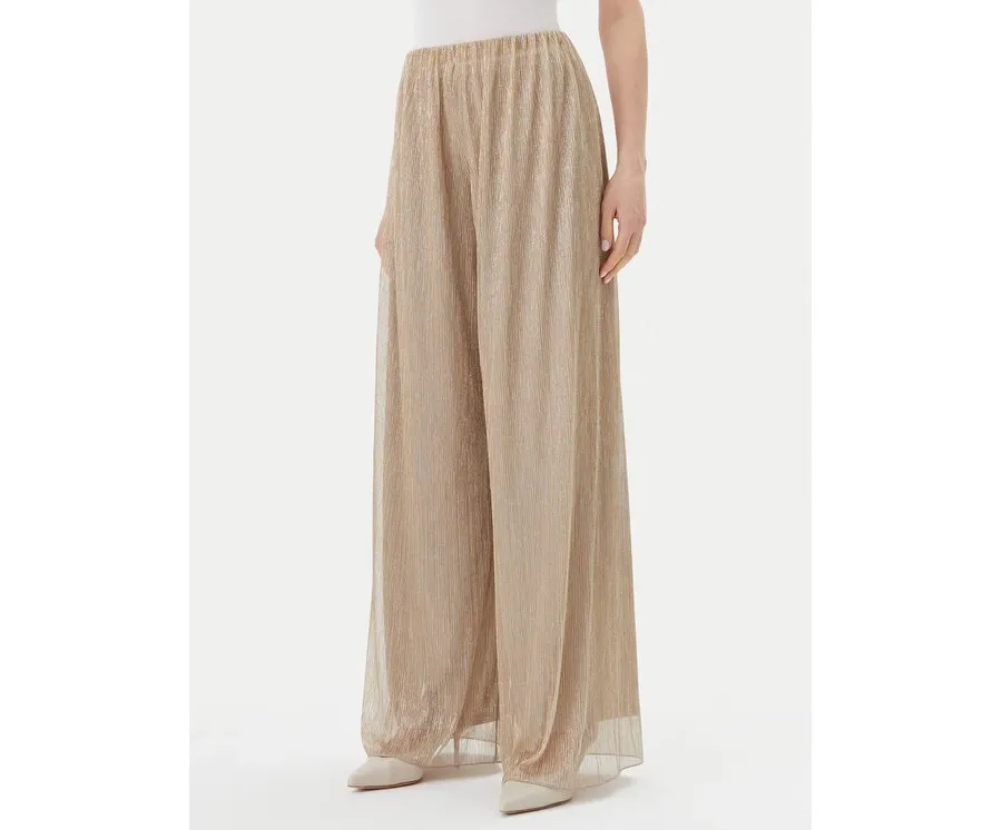 obrazek 1 MAX&Co. Spodnie materiałowe Raiment 2516781033200 Złoty Wide Leg
