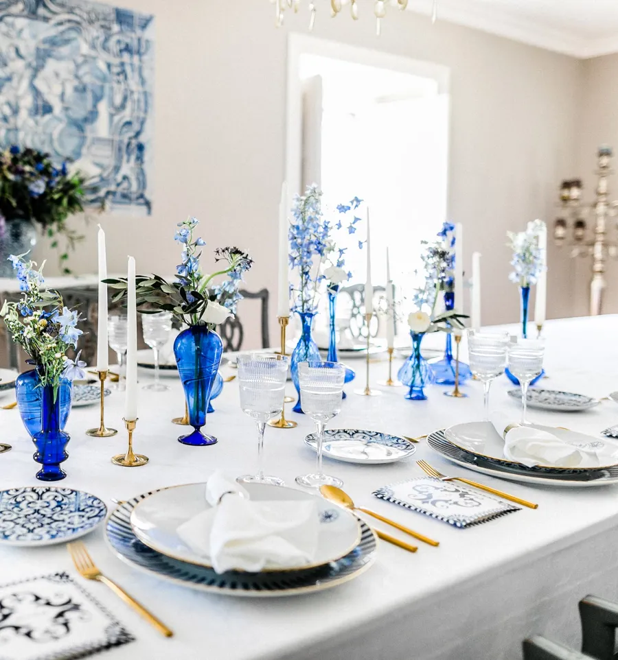 obrazek 2 Porcelanowy dzbanek do herbaty Transatlântica z motywem roślinnym i równoległymi paskami - Vista Alegre