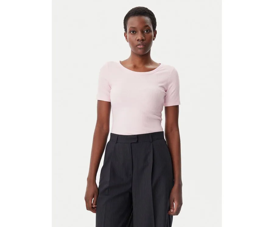 obrazek 1 Tommy Hilfiger T-Shirt WW0WW37866 Różowy Slim Fit