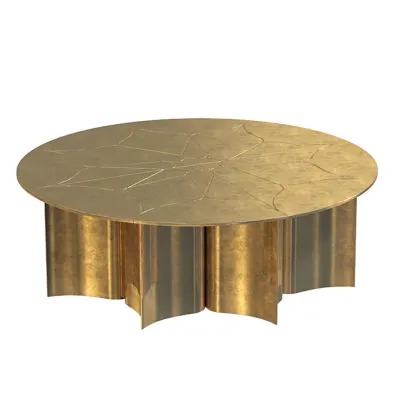 Picture A representative table made of stainless steel - Gold Castle