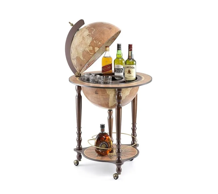 picture 1 Zoffoli Aria 40 cm White/Metalic floorstanding globe 