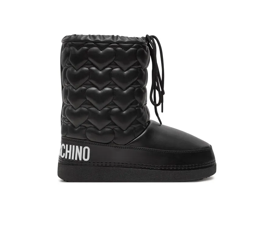obrazek 1 LOVE MOSCHINO Śniegowce JA24082G1LISE000 Czarny