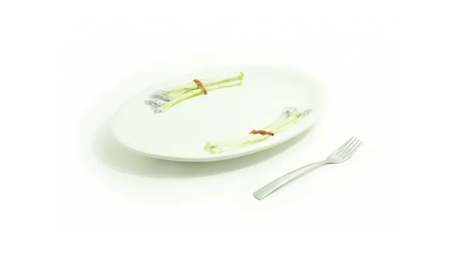 obrazek 2 Taca o średnim rozmiarze do serwowania szparagów i warzyw - Le Ceramiche