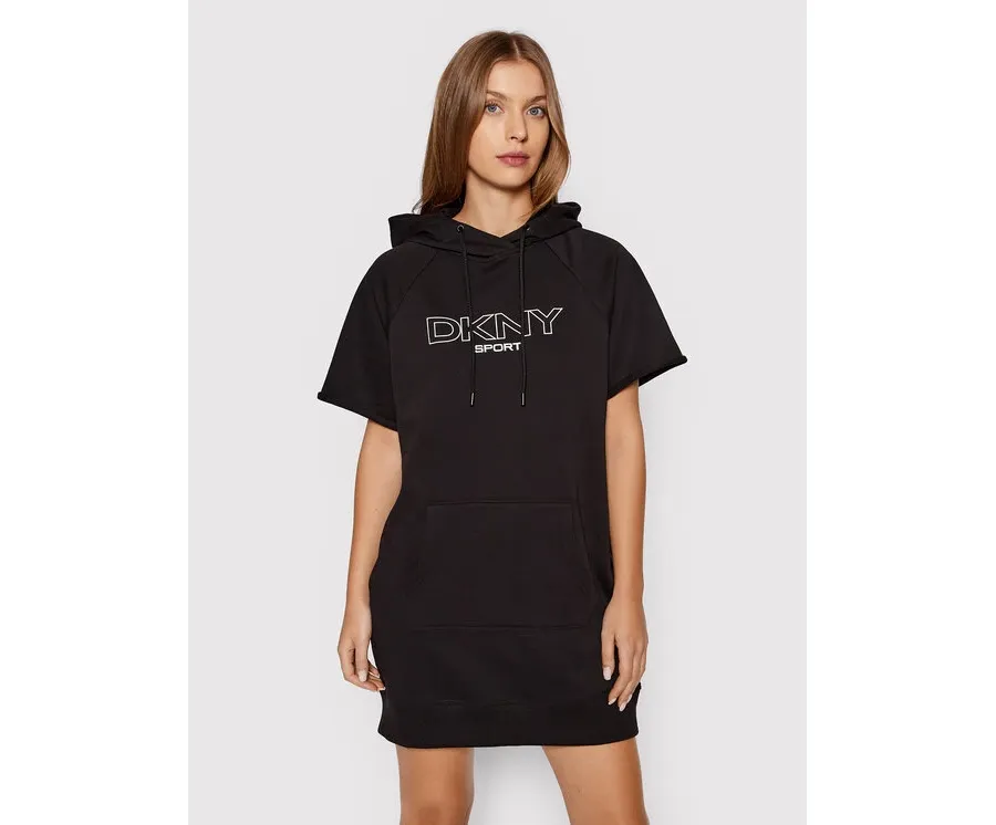 obrazek 1 DKNY Sport Sukienka dzianinowa DP1D4601 Czarny Regular Fit
