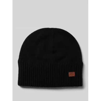 Zdjęcie Czapka beanie z aplikacją z logo model ‘LACKE’
