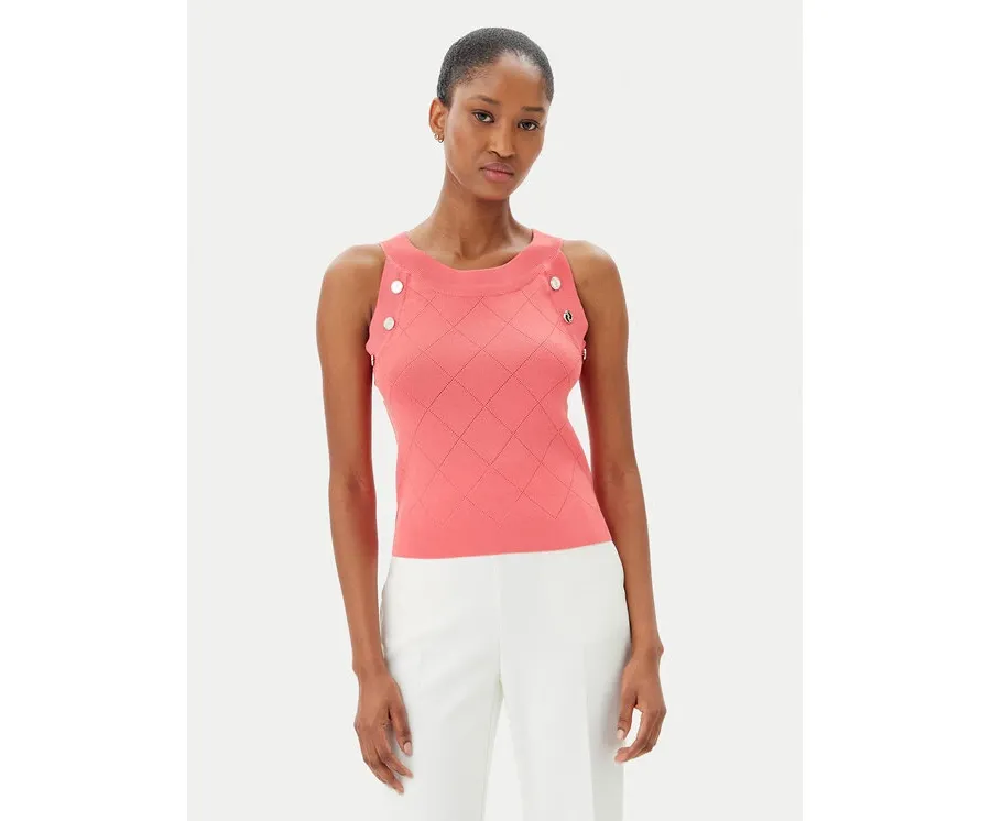 obrazek 1 ARTIGLI Sweter ACMA001879 219 Koralowy Regular Fit