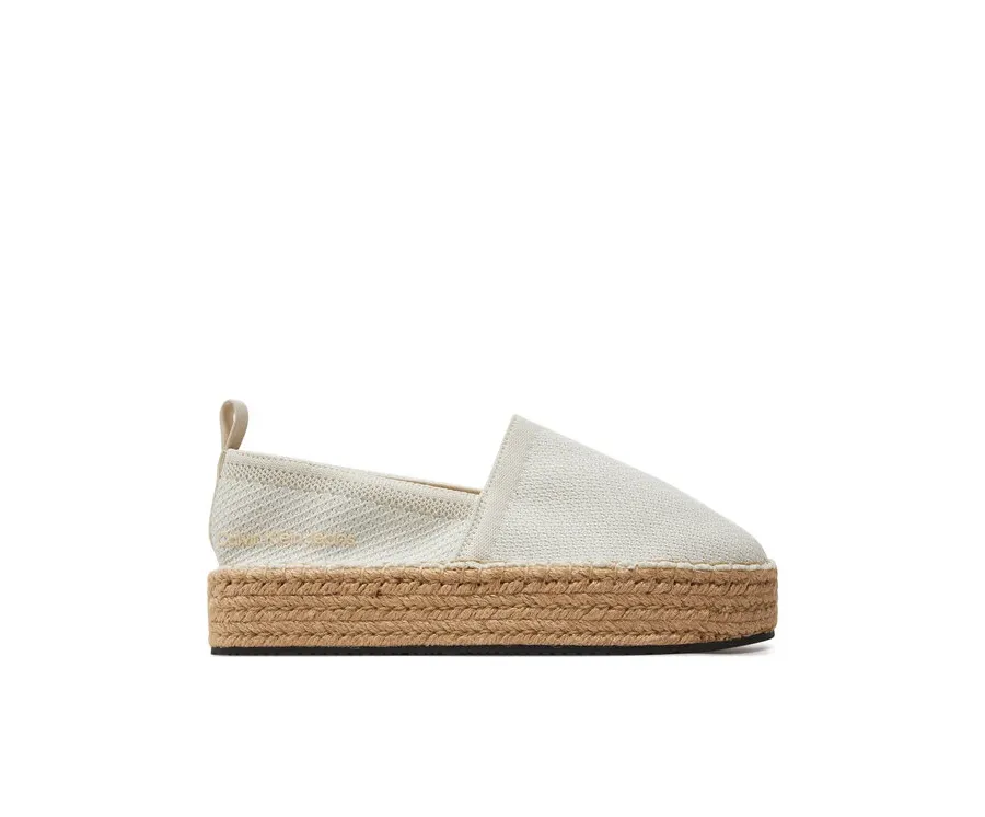 obrazek 1 Calvin Klein Jeans Espadryle Platform Espadrille Uc YW0YW01377 Écru