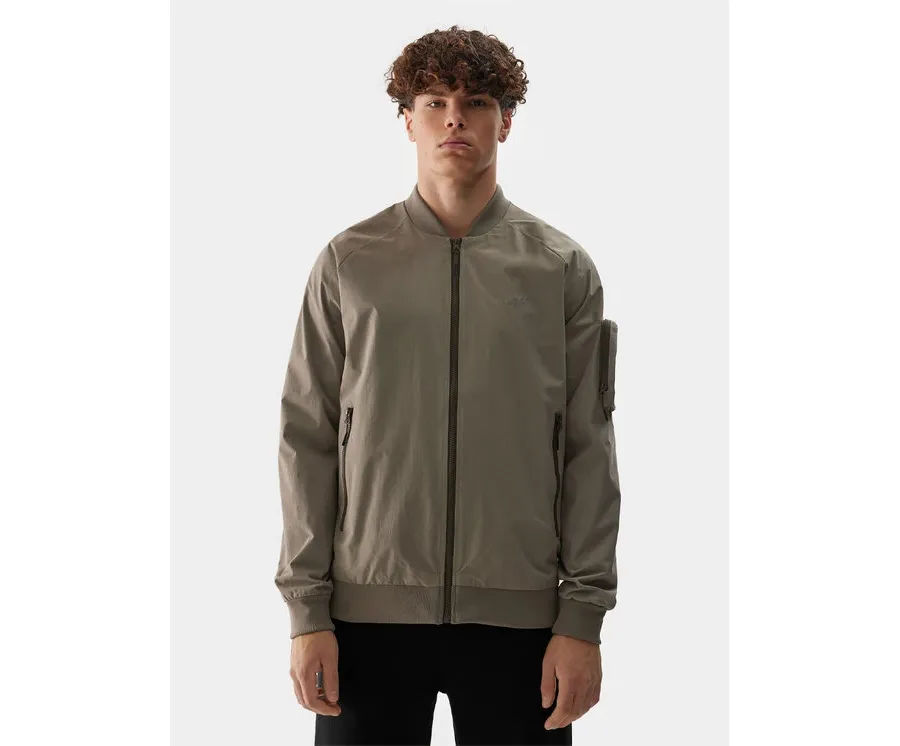 obrazek 1 4F Kurtka bomber 4FWSS24TJACM151 Beżowy Regular Fit