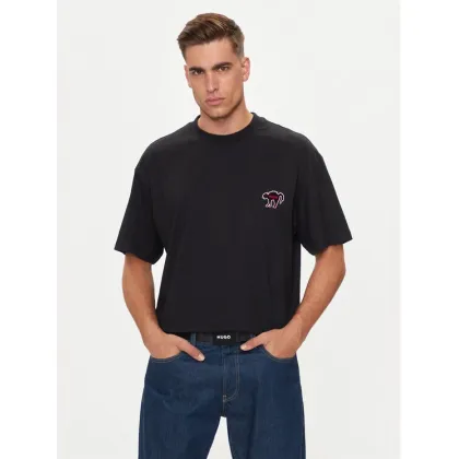 Zdjęcie Hugo T-Shirt Dimonade 50518963 Czarny Relaxed Fit HUGO