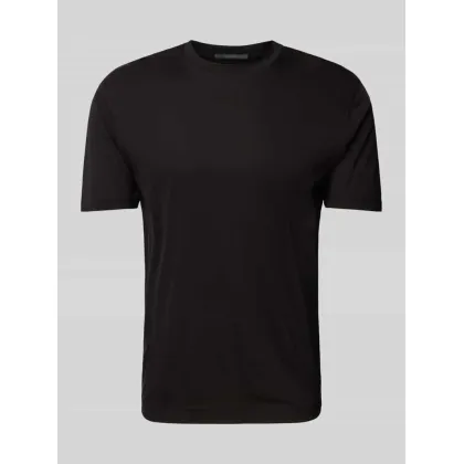 Zdjęcie T-shirt z prążkowanym, okrągłym dekoltem model ‘GILBERD’