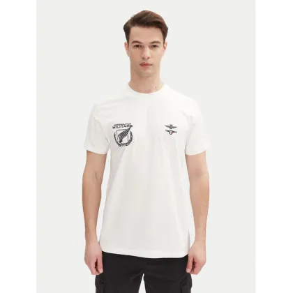 Zdjęcie Aeronautica Militare T-Shirt 251TS2380J674 Biały Regular Fit