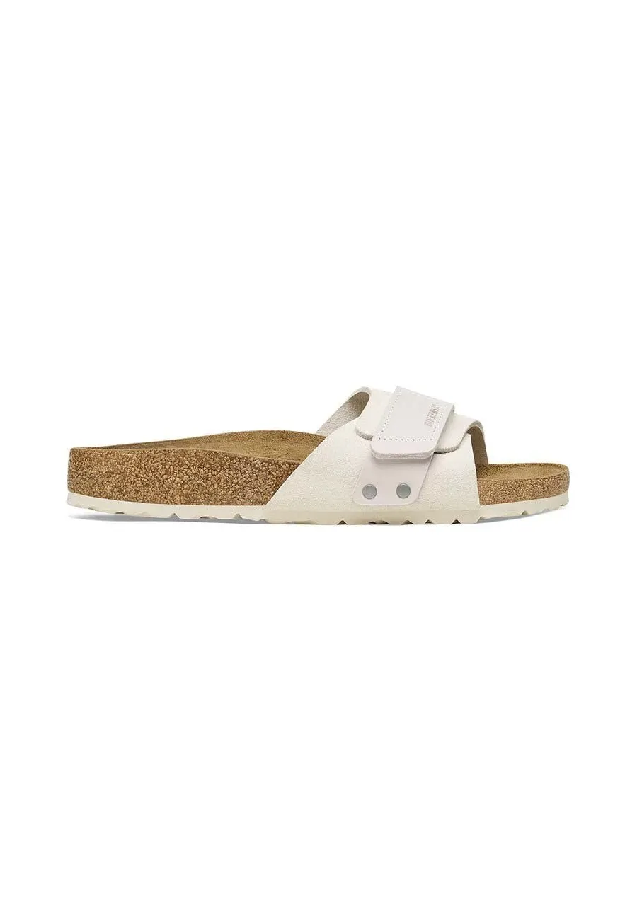 obrazek 1 Birkenstock klapki zamszowe Oita damskie kolor szary 1024226