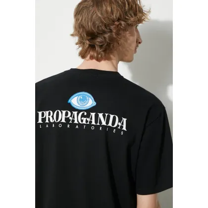Zdjęcie Undercover t-shirt bawełniany Tee męski kolor czarny z nadrukiem UC1D3811