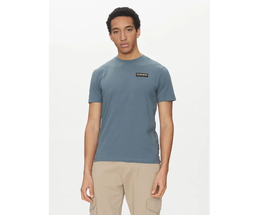 obrazek 1 Napapijri T-Shirt Iaato NP0A4HFZ Niebieski Regular Fit