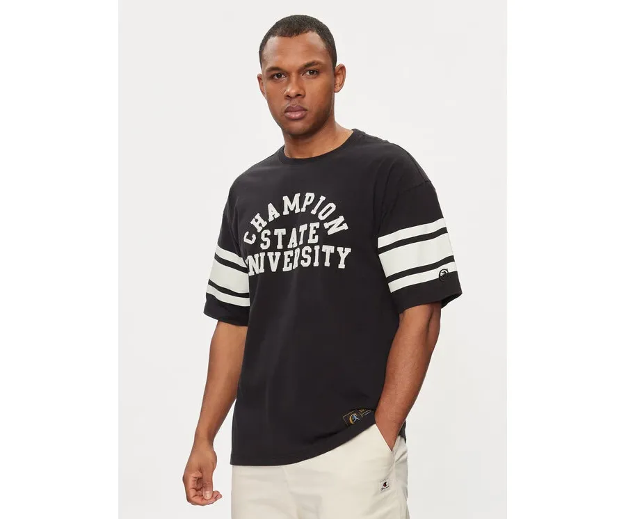 obrazek 1 Champion T-Shirt 220011 Czarny Standard Fit