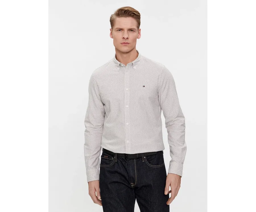 obrazek 1 Tommy Hilfiger Koszula Oxford MW0MW33778 Niebieski Slim Fit