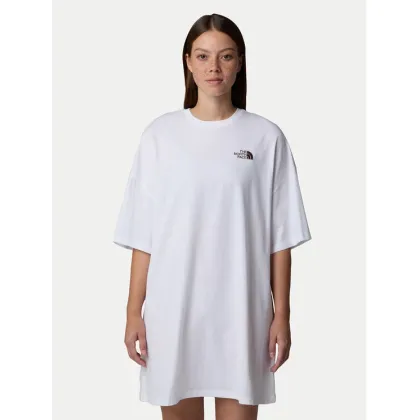 Zdjęcie The North Face Sukienka codzienna Simple Dome NF0A87NF Biały Relaxed Fit