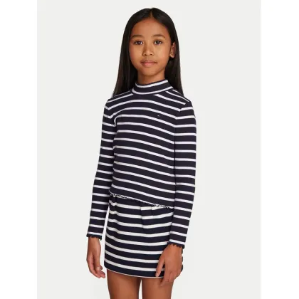 Zdjęcie Tommy Hilfiger Bluzka KG0KG08174 Granatowy Regular Fit
