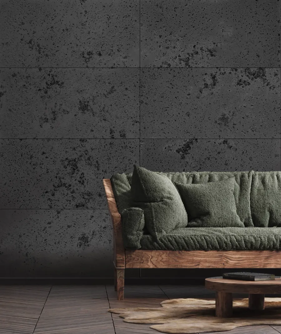 obrazek 1 120x60 cm DS - (antracyt, czarne kruszywo) - płyta beton architektoniczny ultralekka