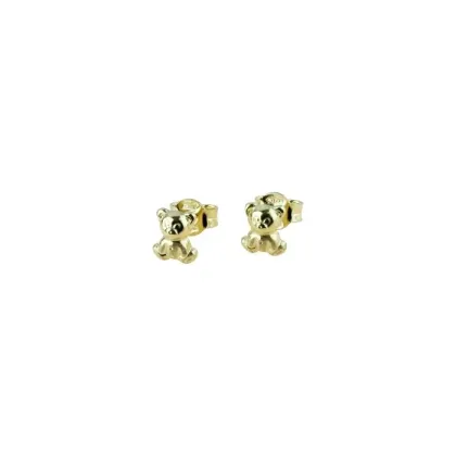Zdjęcie Kolczyki w kształcie misia o wymiarach 10x7 mm.