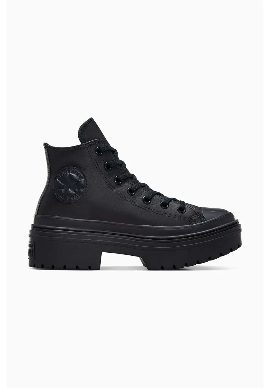 obrazek 1 Converse trampki skórzane Chuck Taylor All Star Lugged Heel kolor czarny A10369C