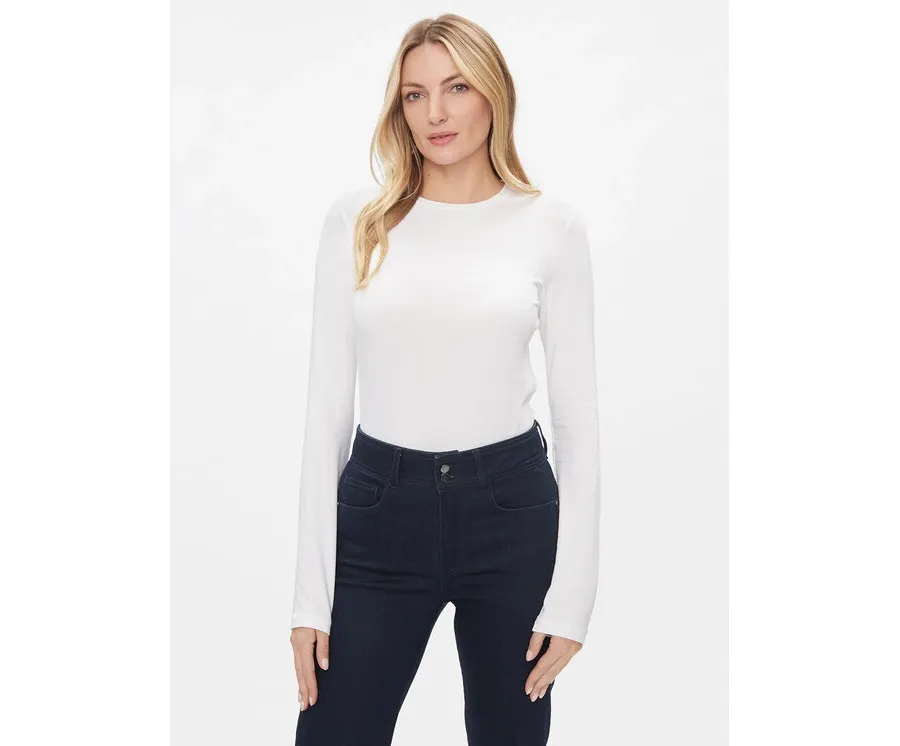 obrazek 1 Trussardi Bluzka 56T00587 Biały Regular Fit