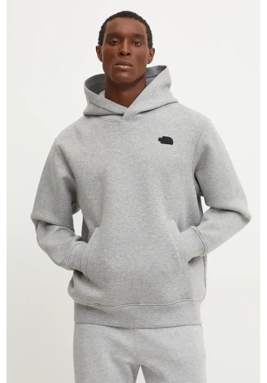 obrazek 1 The North Face bluza Pull-on męska kolor szary z kapturem melanżowa NF0A8AMBEC41