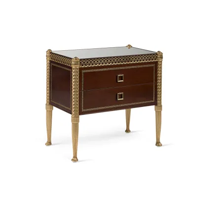 Zdjęcie Ozdobna szafka nocna z 2 szufladami