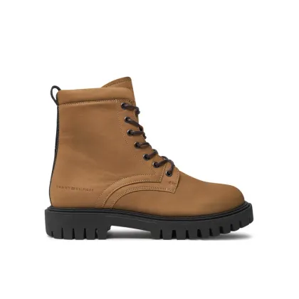 Zdjęcie Tommy Hilfiger Trapery Casual Hilfiger Chunk Z Nbk Boot FM0FM05149 Brązowy